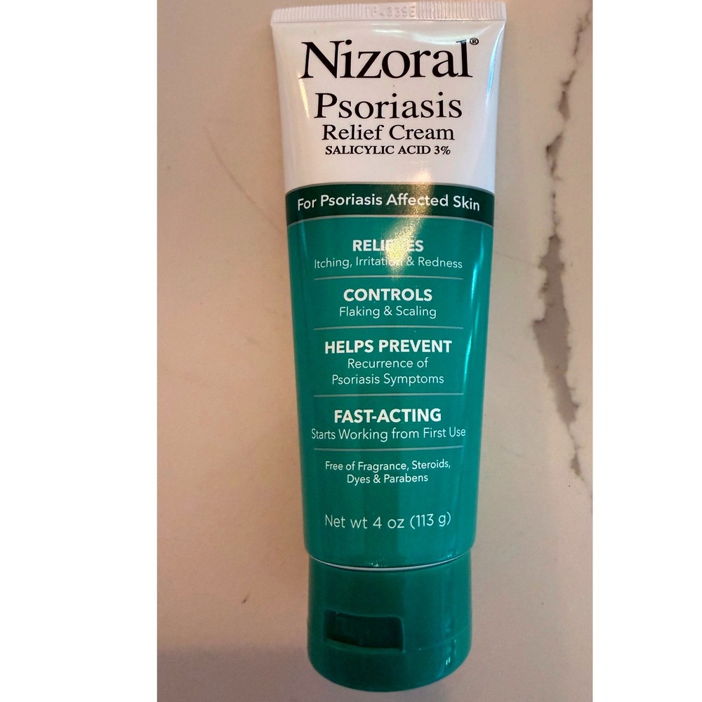Nizoral Psoriasis Itch Relief Cream Sealed Brand New 4oz Fast Acting Sealed